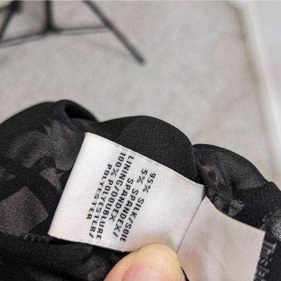 Diane Von Furstenberg Black and Cream Midi Dress - Picture 10 of 10